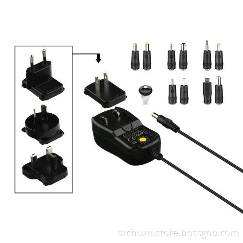 Universal Interchangeable Plug Adapter